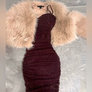Brand New Faux Fur Tan Jacket